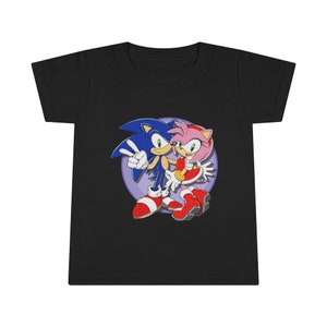 Sonic the Hedgehog and Amy the Hedgehog Toddler T-shirt
