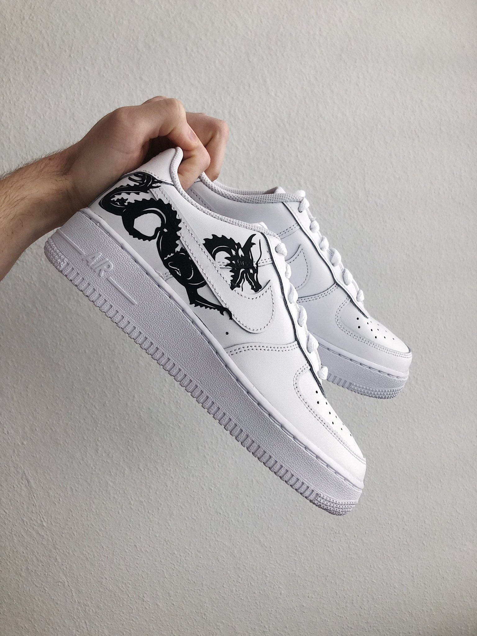 Custom Air Force 1 Drip LV Patches, Easy Iron On Black Drip LV Patches –  theshoesgirl