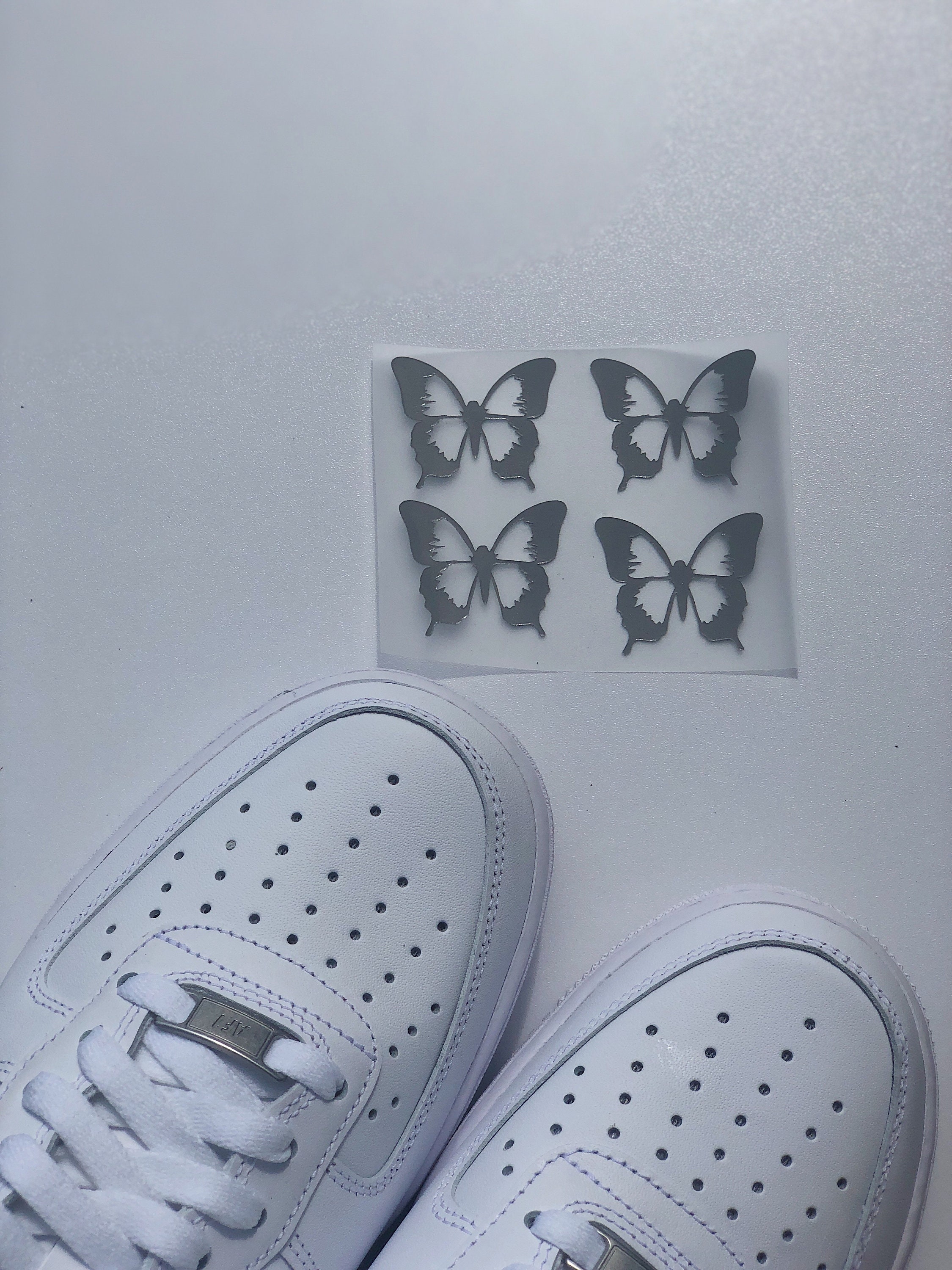 Butterfly Stickers for Shoes Reflective Butterfly Design Etsy