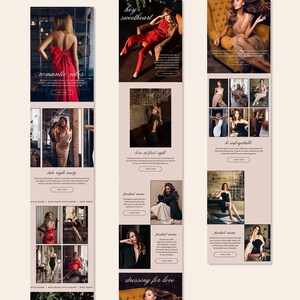 Neutral Fashion Email Template, Sophisticated Chic Canva Email Template, Minimalist Email Marketing Newsletter, Elegant Email image 2