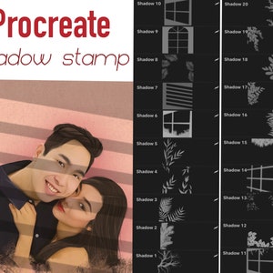 Brosse de timbre d’ombre pour procréer | Procréer shadow brush stamp