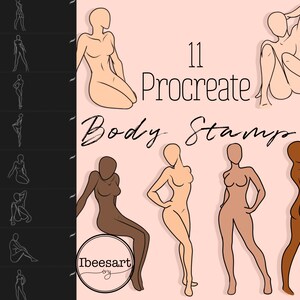 Procreate Body Brush | Procreate Body Guide Stamp