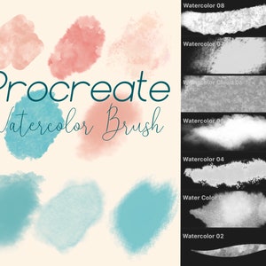 Procreate Watercolor Brush | Procreate brush watercolor