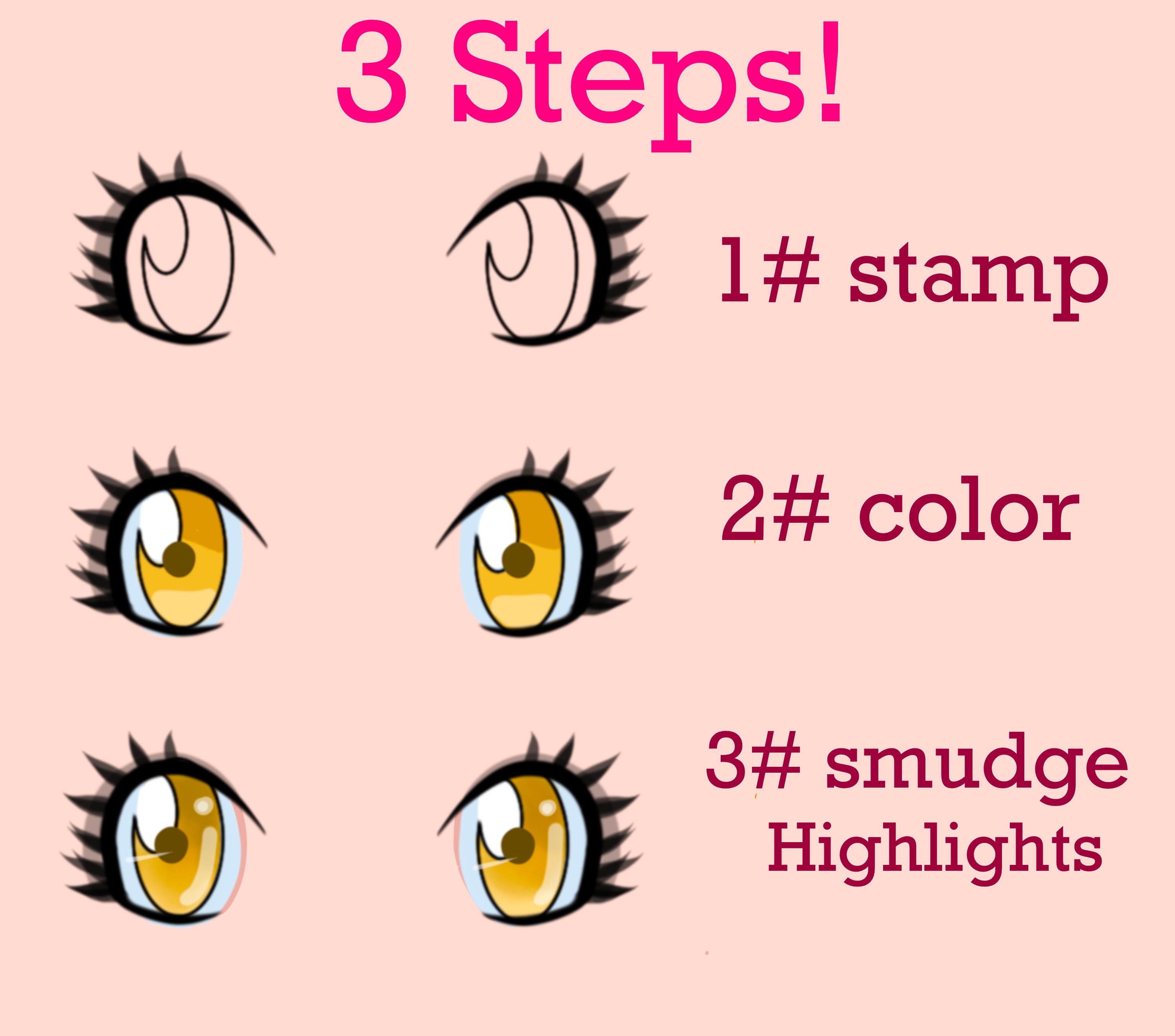 10 Procreate Eyes Stamp Procreate Anime Eyes Brush Etsy