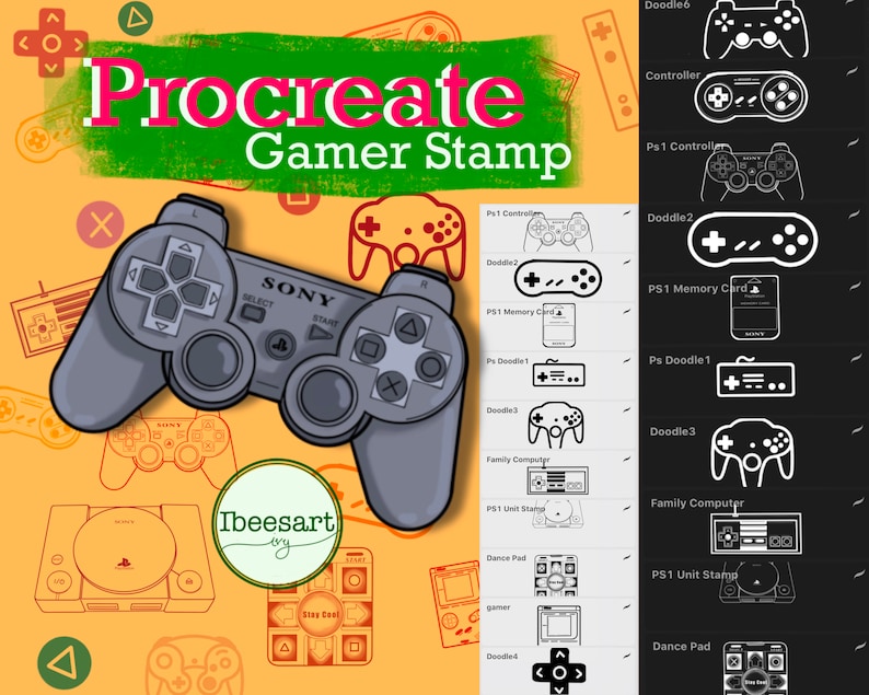 Procreate Controller Brush Procreate Game Stamp
