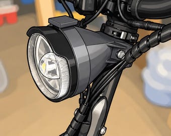 Heavy duty replacement headlight mount for Lectric XP4 bikes.