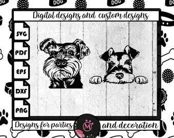 Schnauzer Svg Etsy