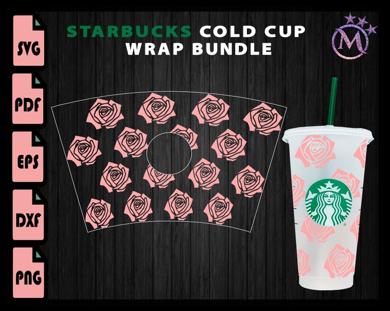 Download Starbucks Wrap svg Starbucks Cold Cup Wrap Bundle Svg Full ...