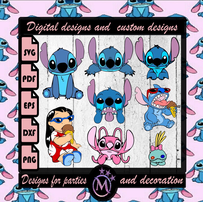 Free Free 235 Baby Stitch And Angel Svg SVG PNG EPS DXF File