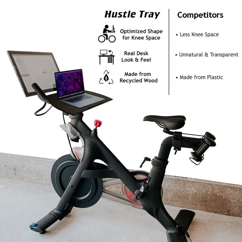 Hustle Tray Laptop & Phone Holder for Exercise Bike Etsy Canada