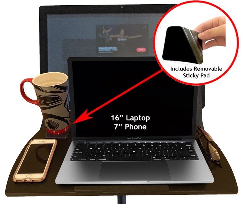 Hustle Tray Laptop & Phone Holder for Exercise Bike Etsy Canada