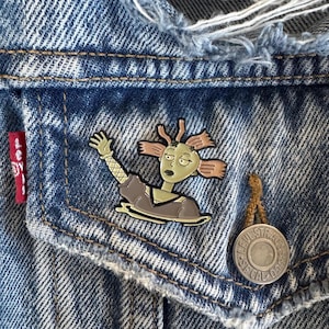 Swamp Queen Cynthia soft enamel pin