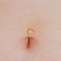 Gold Vermeil 16G 14G Petite Sun Pink Opal Floating Belly Ring | 6mm 1/4" 8mm 5/16" 10mm 3/8" 12mm 1/2"