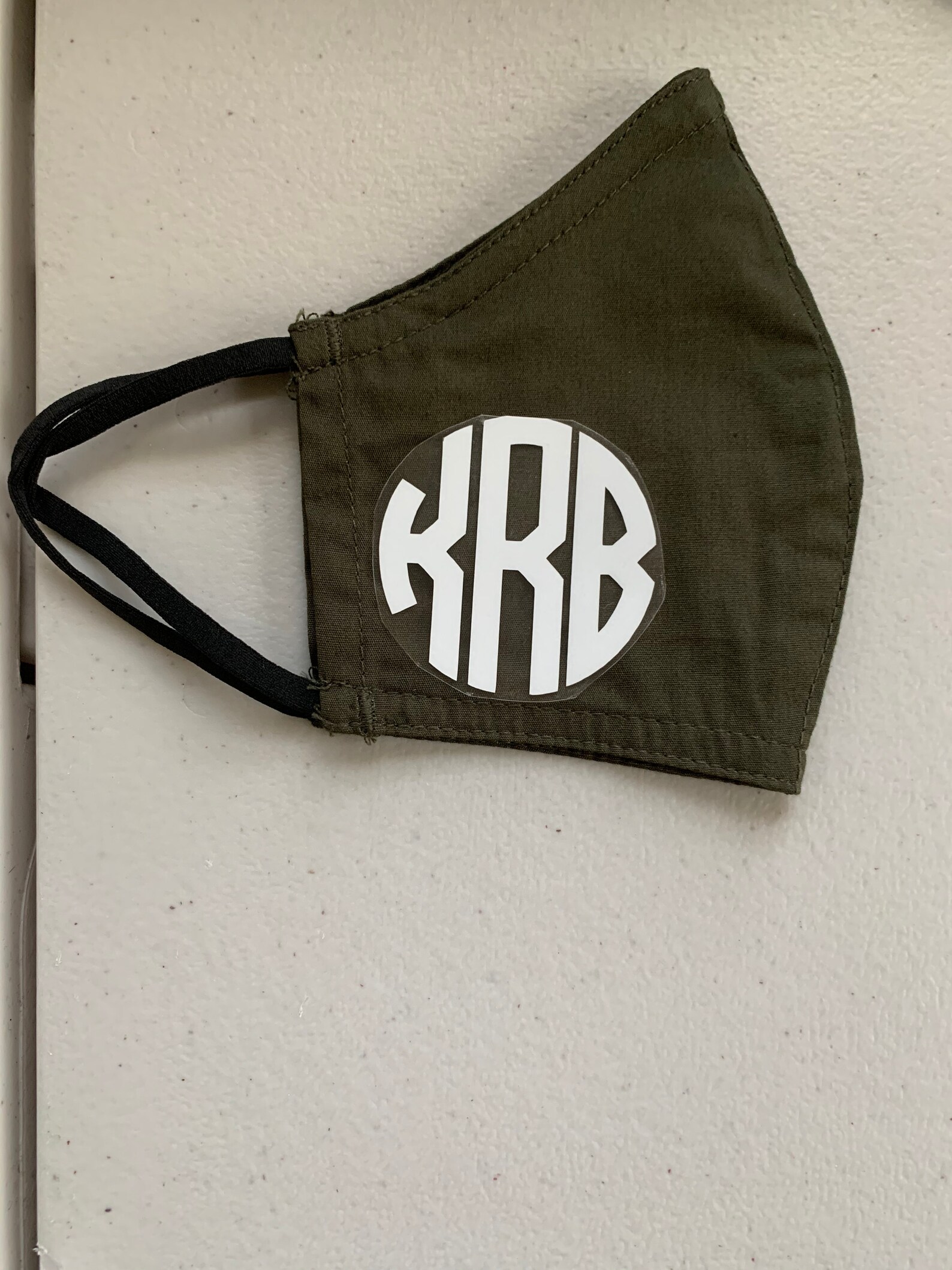 Kids monogram/name mask in assorted colors Etsy