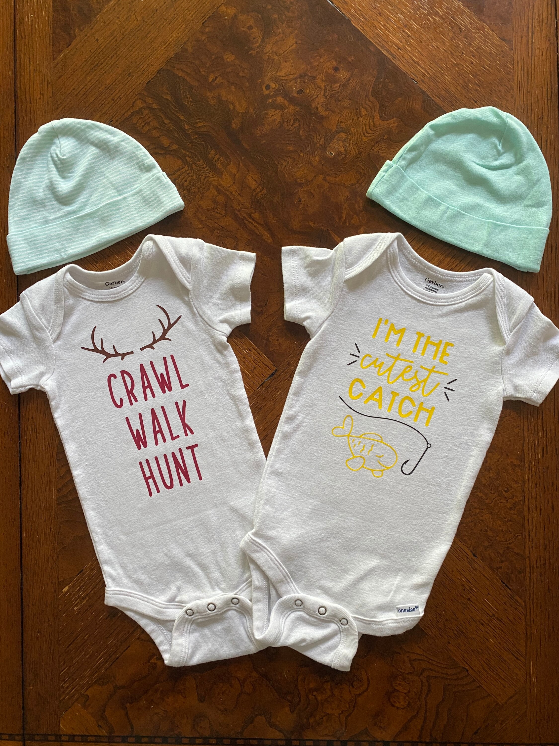 Hunting Baby Onesie Crawl Walk Hunt Baby Onesie Baby Etsy
