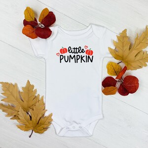 Little Pumpkin Baby Onesie® - Cute Fall Onesie® - Pumpkin Onesie® - Fall Baby Bodysuit - Pumpkin Baby Shower - Fall Baby Gift