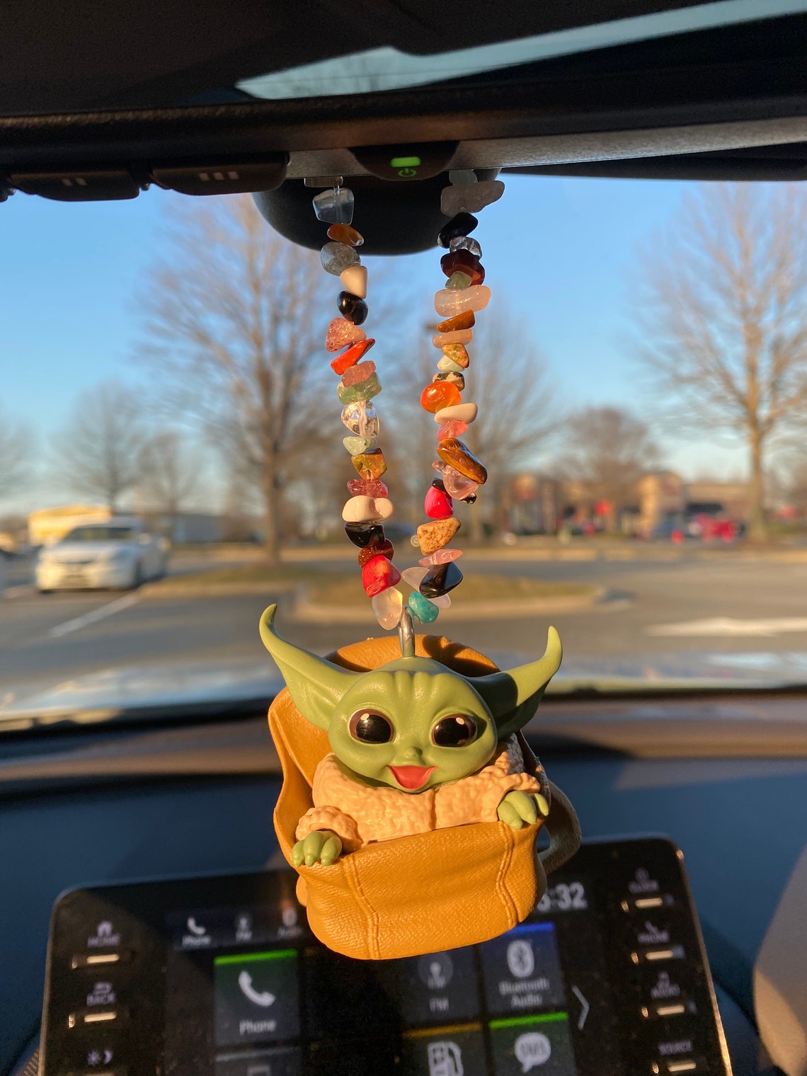 Baby yoda rear view mirror decoration Etsy