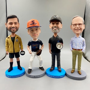 パーソナライズされた上司のボブルヘッド、カスタム野球選手の 3D 像、同僚への特別な贈り物、友人へのカスタム ボブルヘッド、クリスマス ギフト
