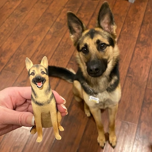 Personalized Pet Cake Toppers, Custom German Shepherd Statues, Wedding Cake Toppers, Cat Statues, Gifts for Pets, Pet Memorabilia