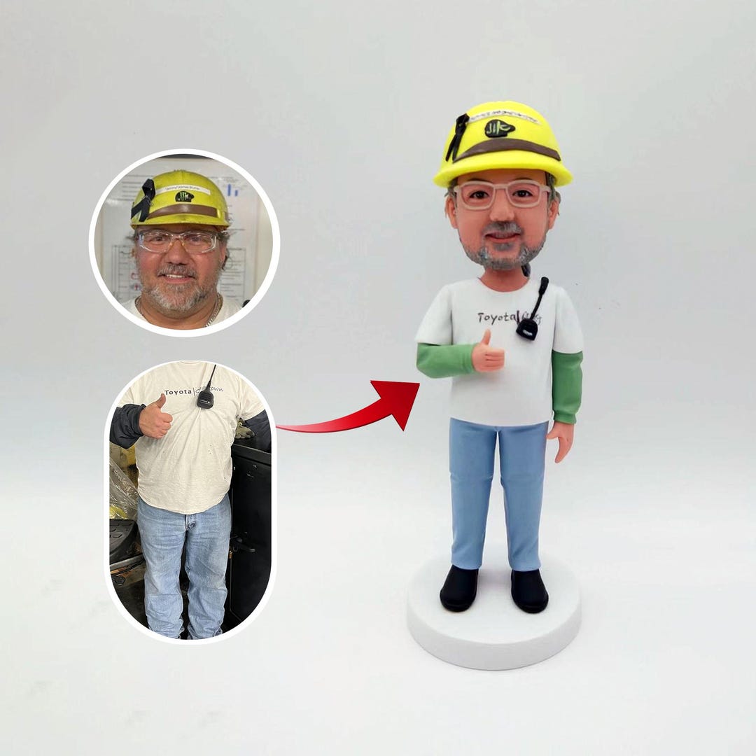 Personalized Engineer Bobblehead: Custom Handmade Figurine Gift - Etsy