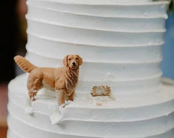 Topper personalizado del pastel de bodas del perro, pastel de la mascota, cumpleaños de las mascotas, pastel del gato, mascota del aniversario, figuras del perro, cumpleaños de los perros