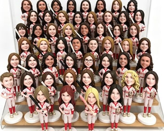 Personalized Customized Baseball Head-Shaking Doll