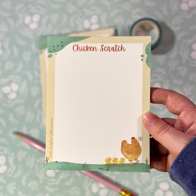 Chicken Scratch - Etsy UK