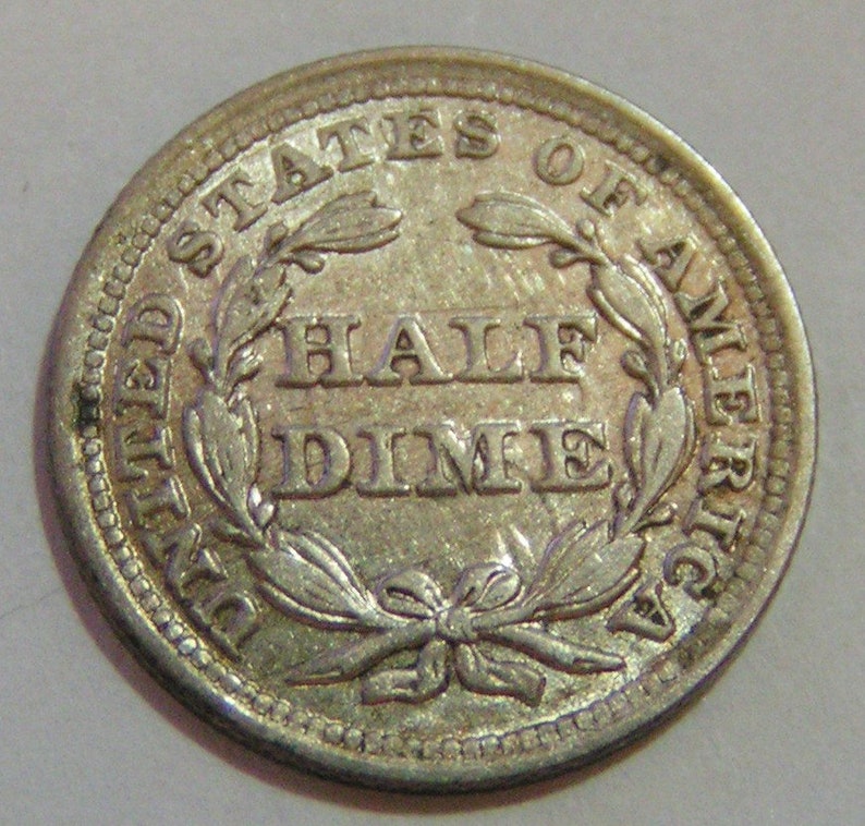 1856 Liberty Seated Half Dime. Free Shipping. - Etsy
