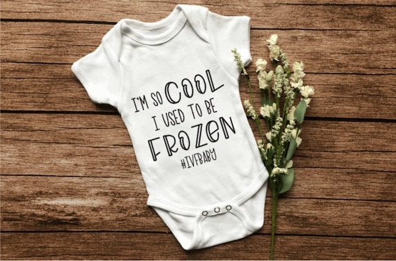 I'm so Cold I Used to Be Frozen Pregnancy Announcement Baby Onesie