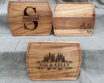 Tagliere per salumi personalizzato, tagliere in legno inciso personalizzato, regalo di inaugurazione della casa, regalo per addio al nubilato, regalo per la casa di coppia, regalo di nozze