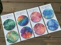 Car Coasters, Set of 2 Ceramic Car Coasters, Cup Holder Coasters, Car Accessories, Coaster Gift Set, New Car Gift Idea, Marble Coasters