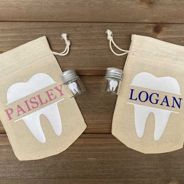 Tooth Fairy Bags, Tooth Keepsake, Personalized Tooth Fairy Bag, Custom Tooth Fairy,  Kids Tooth Bag, Tooth Fairy Gift Set