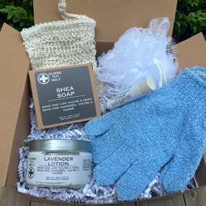 Nurse Care Package Gift Box, Nurse Spa Thank You Gift Basket, Nurses Week Gift, Nurse Appreciation, Healthcare, Graduation Gift, Spa Gift