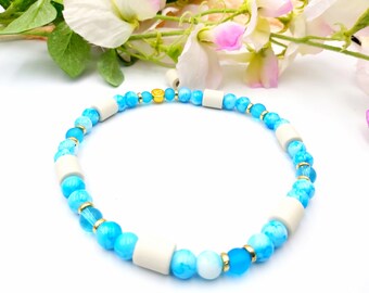 EM ceramic collar for dogs and cats, natural tick protection, tick collar, jewelry collar, dog chain, water-repellent