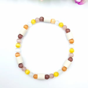 EM ceramic collar dog chain with shimmering cat eye beads for dogs and cats, natural tick protection tick, flea collar