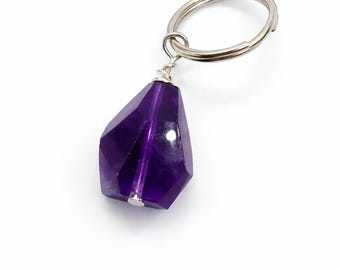 Amethist, huisdier, helende steen, bedel, voor, kat, hond, sleutelhanger, edelsteen, halsband, genezing, verdriet, leermoeilijkheden