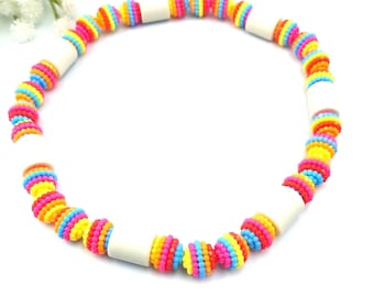 EM ceramic collar for dogs and cats, natural care jewelry necklace, chemical-free, dog necklace, water-repellent, colorful