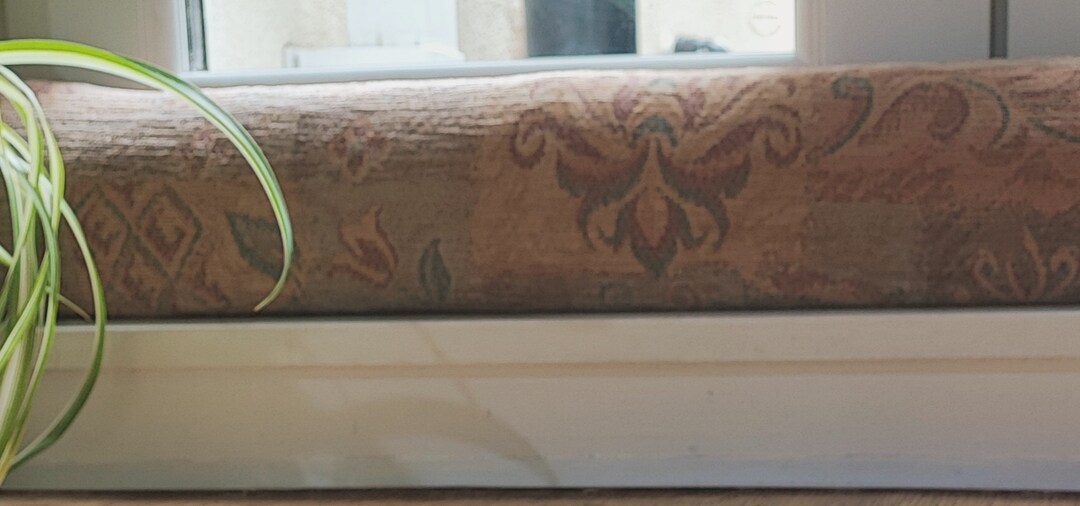 Weighted Draught Excluder, Custom Length Heavy Draft Stopper for Patio