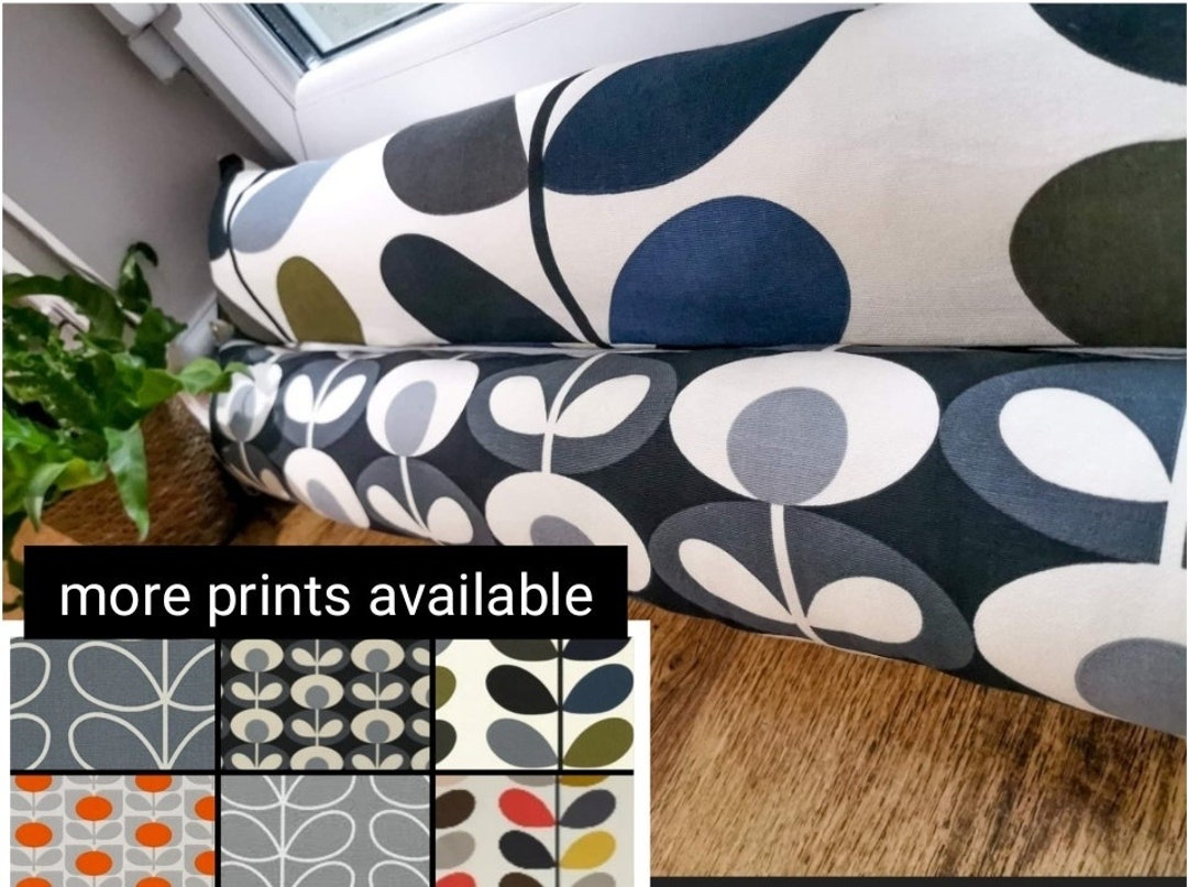 Weighted Draught Excluder, Custom Length Heavy Draft Stopper for Patio