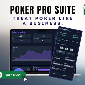 Poker Bankroll Tracker | Automated Google Sheets Dashboard (Web App)