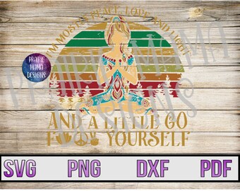Peace Love Light Svg Etsy
