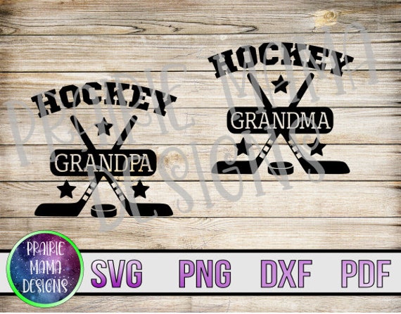 Download Hockey grandma grandpa SVG PNG DXF pdf cut file digital ...