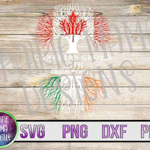 Canadian Roots CarTruckHomeLaptopComputerYetiTumblerMacbookPhone Decal Homegrown Di Cut Decal