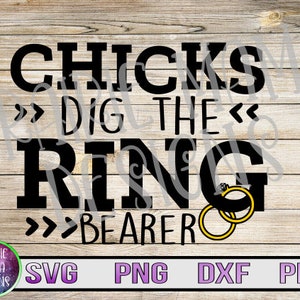 I pulcini scavano il portatore dell'anello SVG PNG DXF pdf file di taglio download digitale fedi nuziali
