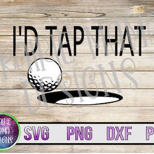 私はそれをタップします SVG PNG DXF pdf カットファイル デジタルファイル デジタルダウンロード ゴルフボール ゴルフ