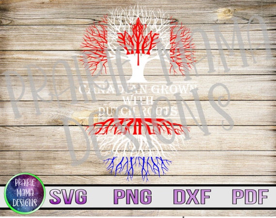 Canadian Roots CarTruckHomeLaptopComputerYetiTumblerMacbookPhone Decal Homegrown Di Cut Decal