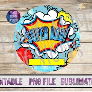 super papa meetlint ontwerp PNG digitaal bestand digitale download 300 dpi sublimatie