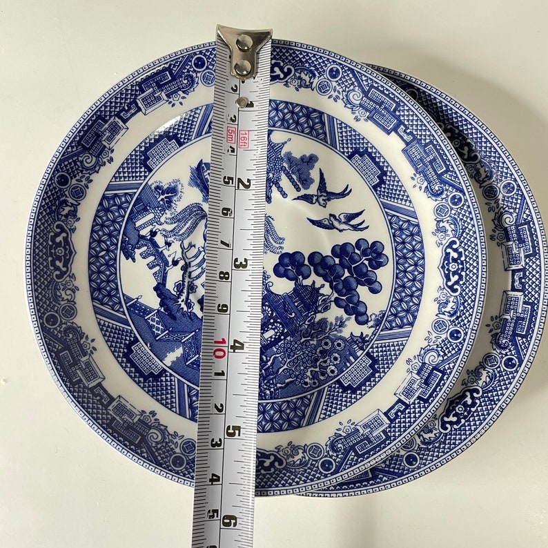 Blue Willow Dinner Set for 2/ 10 Pieces by Johnson Bros. England Etsy