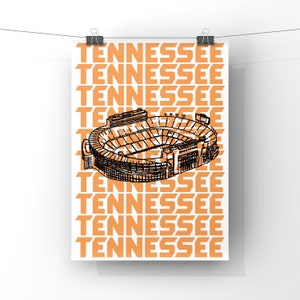 Tennessee Digital Print | Neyland Stadium | JPEG Download