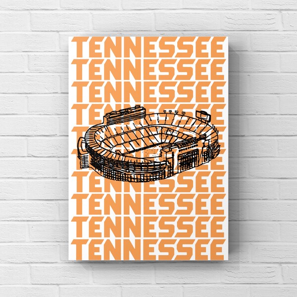 Tennessee Digital Print | Neyland Stadium | JPEG Download